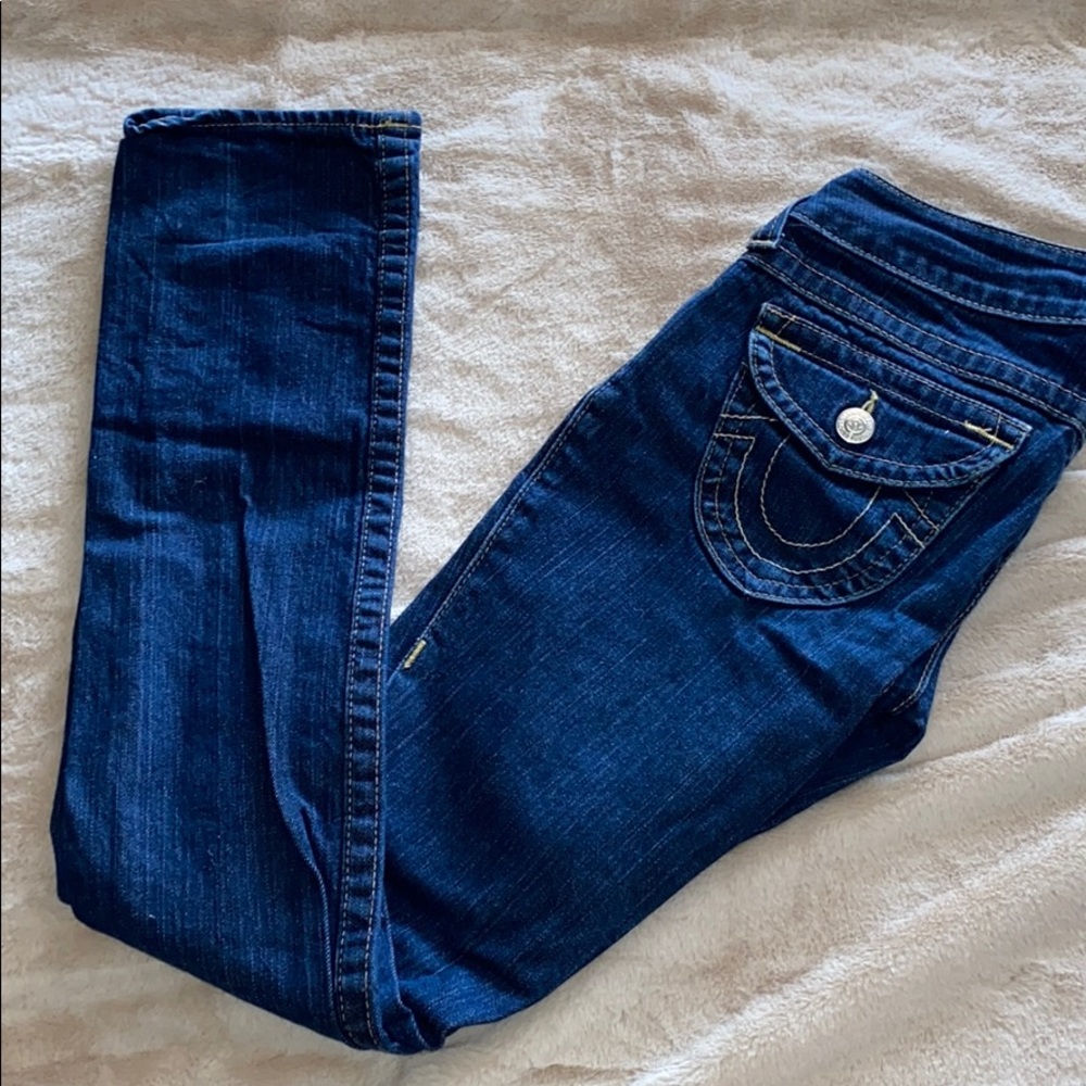 True religion skinny leg leans, sz 25